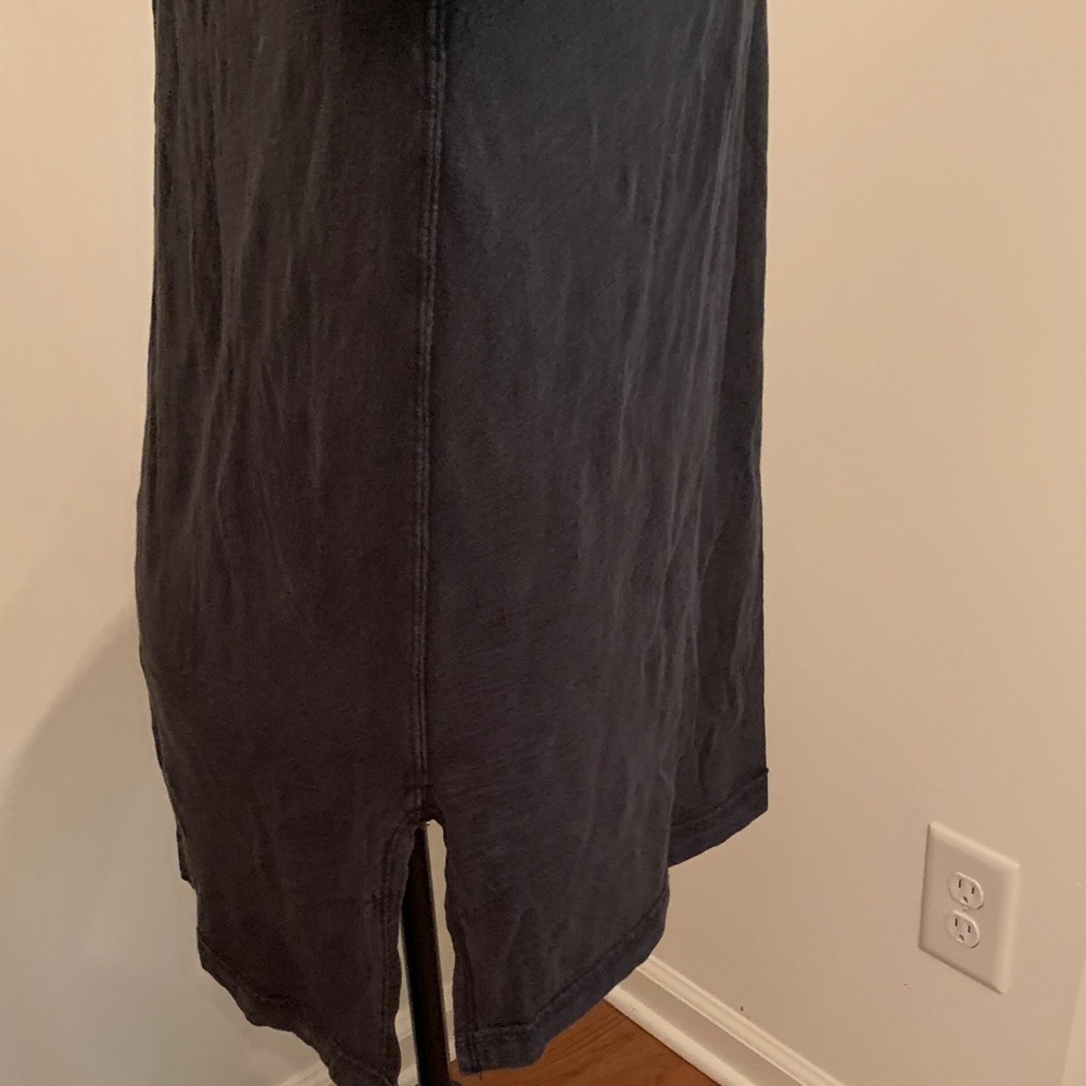 Anthropologie Pilcro Sustainable Boyfriend Tee (Washed Black) - Picture 7 of 17